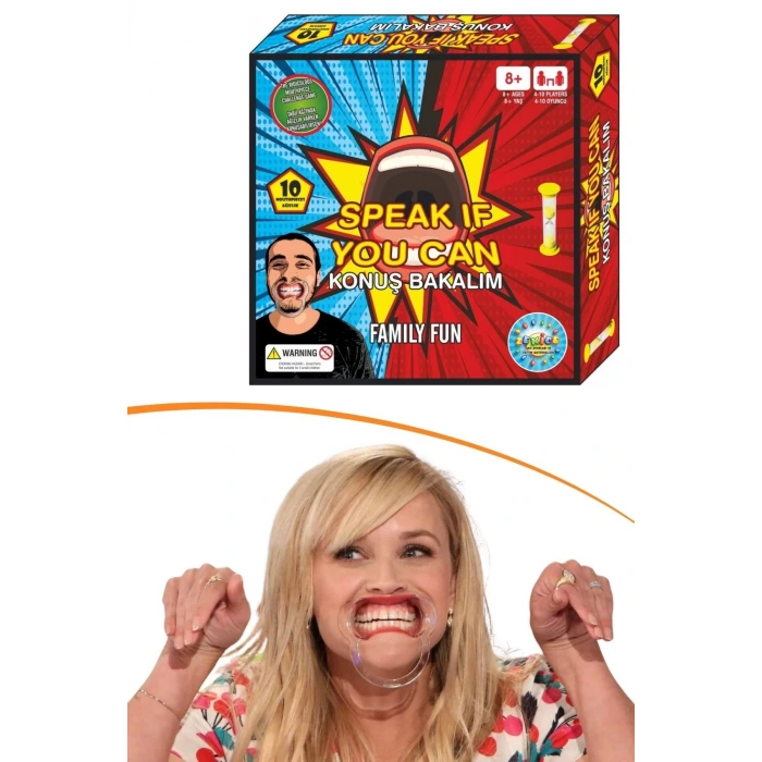 İpek Yıldızı® Konuş Bakalım Oyunu Söyle Bakalım Oyunu Bol Kahkahalı Aile Kutu Oyunu Kum Saatli