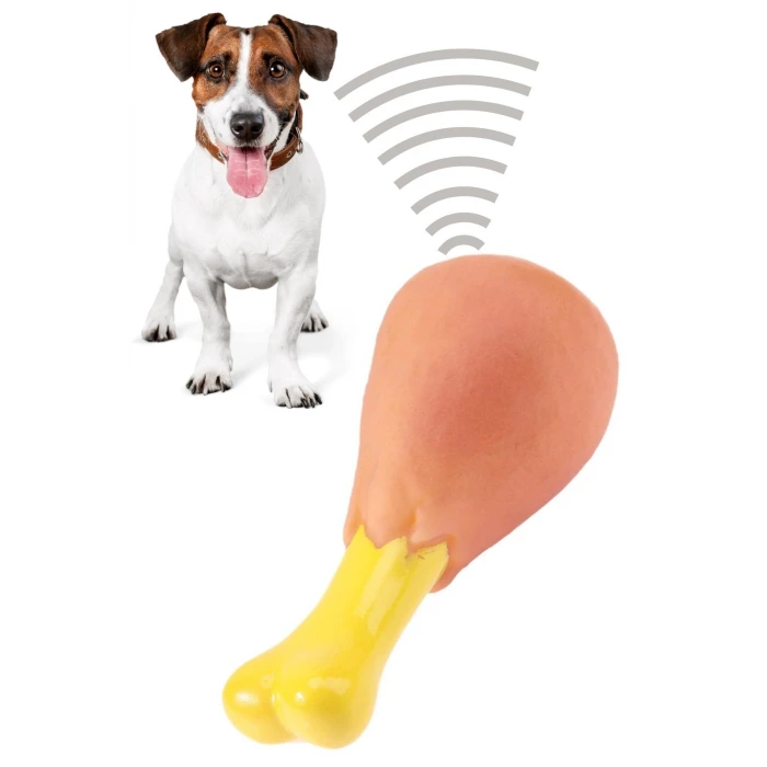 İpek Yıldızı Köpekler İçin Oyuncak Tavuk Budu