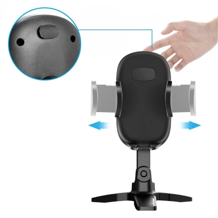 İpek Yıldızı® Masaüstü Telefon Standı 360 Derece Dönebilen Başlıklı Ayaklı Telefon Tripodu