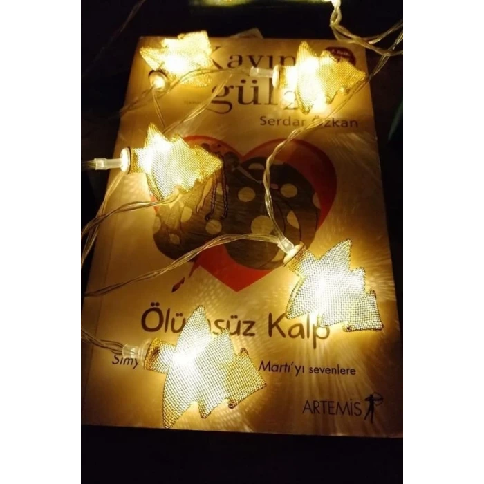 İpek Yıldızı® Metal Örgülü Çam Ağacı Şeklinde Günışığı Şerit Led Işık Zinciri