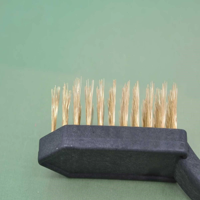 İpek Yıldızı® Metal Tel Fırça Plastik Saplı Pas Kir Sökme Temizleme Fırçası