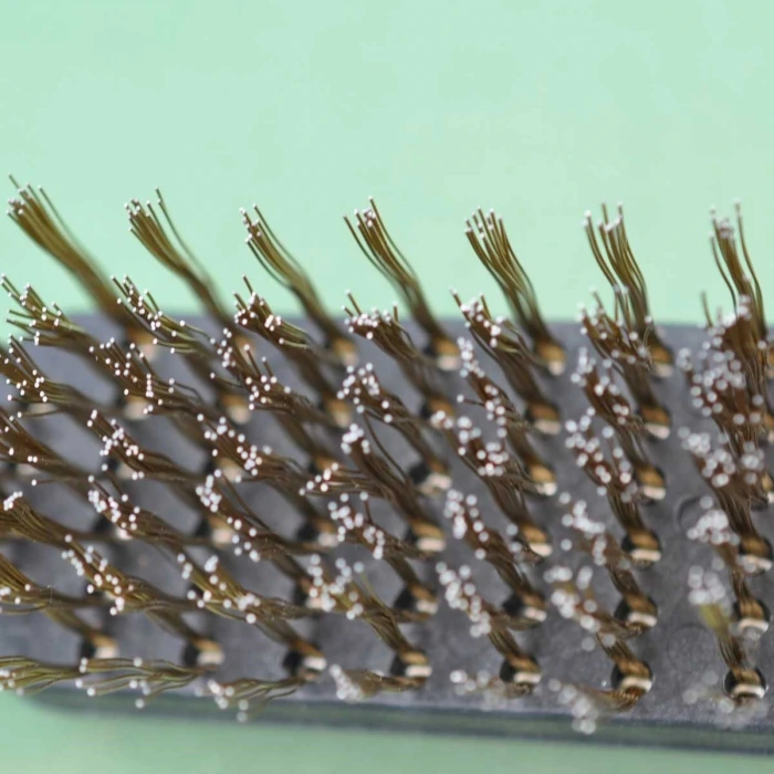 İpek Yıldızı® Metal Tel Fırça Plastik Saplı Pas Kir Sökme Temizleme Fırçası