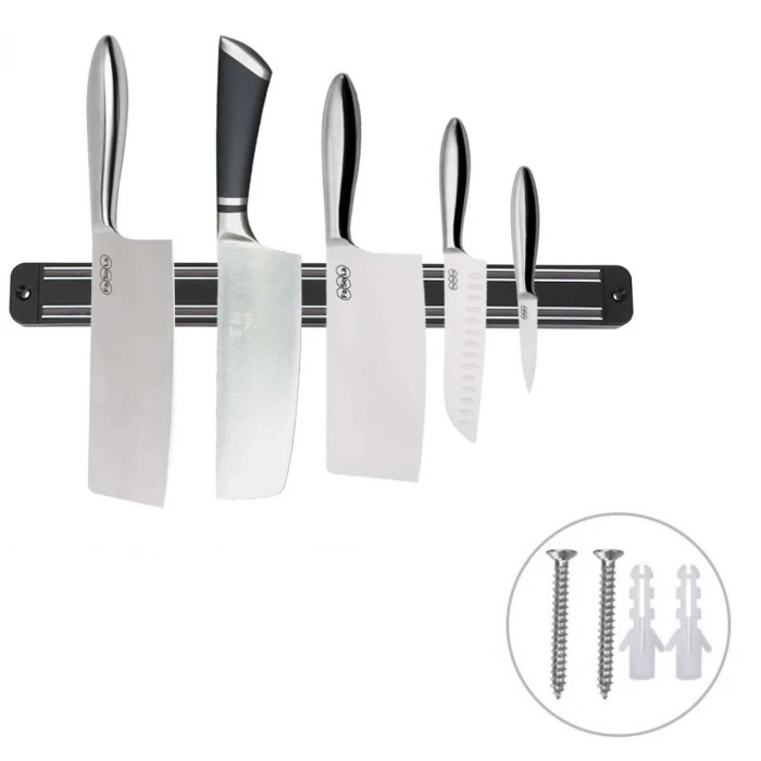 İpek Yıldızı® Mıknatıslı Paslanmaz Duvar Bıçak Askısı Standı 33 Cm  Aparat