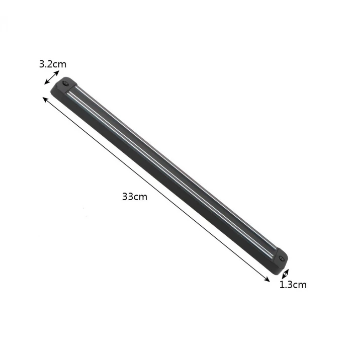 İpek Yıldızı® Mıknatıslı Paslanmaz Duvar Bıçak Askısı Standı 33 Cm  Aparat