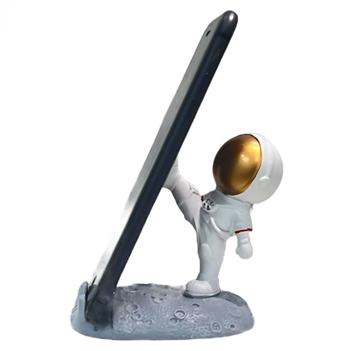 İpek Yıldızı® Mini Astronot Model Telefon ve Tablet Tutucu Standı