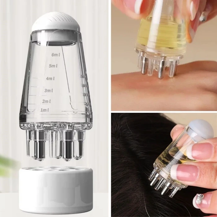 İpek Yıldızı® Mini Saç Derisi ve Cilt Bakım Serum Aplikatörü Saç Serum Şişesi