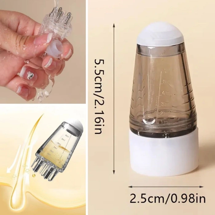 İpek Yıldızı® Mini Saç Derisi ve Cilt Bakım Serum Aplikatörü Saç Serum Şişesi