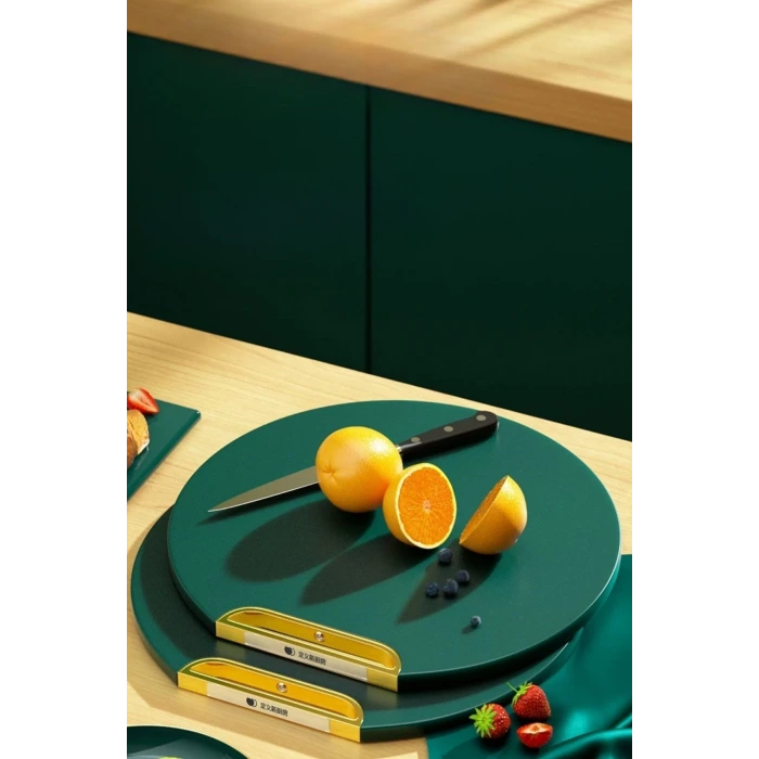 İpek Yıldızı® Mutfak Sebze,Meyve,Et,Balık,Ekmek Doğrama Kesme Tahtası Standlı Kesim Panosu