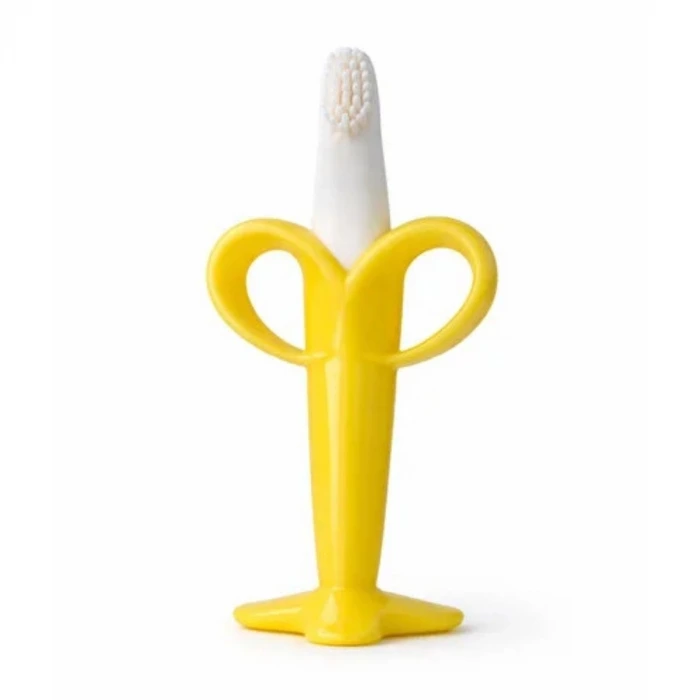 İpek Yıldızı® Muz Şekilli Diş Kaşıma Aparatı – Bebekler İçin Silikon Diş Kaşıyıcı, Diş Çıkarma Oyuncağı