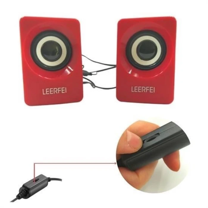 İpek Yıldızı® N62 1+1 Multimedia USB ve Jacklı Mini Hoparlör Yüksek Stereo Ses Sistemi