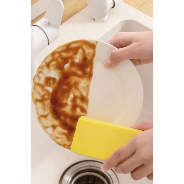 İpek Yıldızı® Nemli Silgi Süngeri Banyo,Mutfak ve Araba İçin Temizlik Süngeri