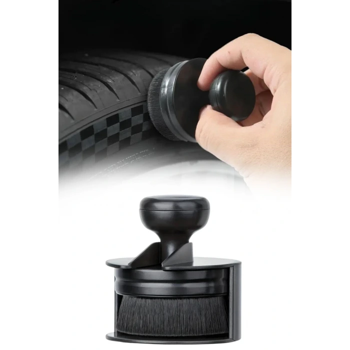 İpek Yıldızı® Oto Detay Temizlik Fırçası Yumuşak Tüylü Kapaklı Temizlik Fırçası