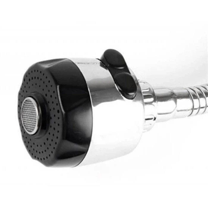 İpek Yıldızı® Oynar Başlıklı 2 Fonksiyonlu Spiral Musluk Başlığı Mutfak Hortumu