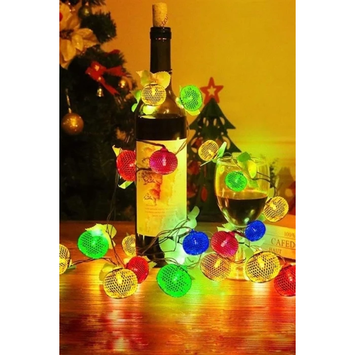 İpek Yıldızı® Parti ve Özel Gün Dekorasyonu Top Led Kandil Şeklinde Aydınlatma