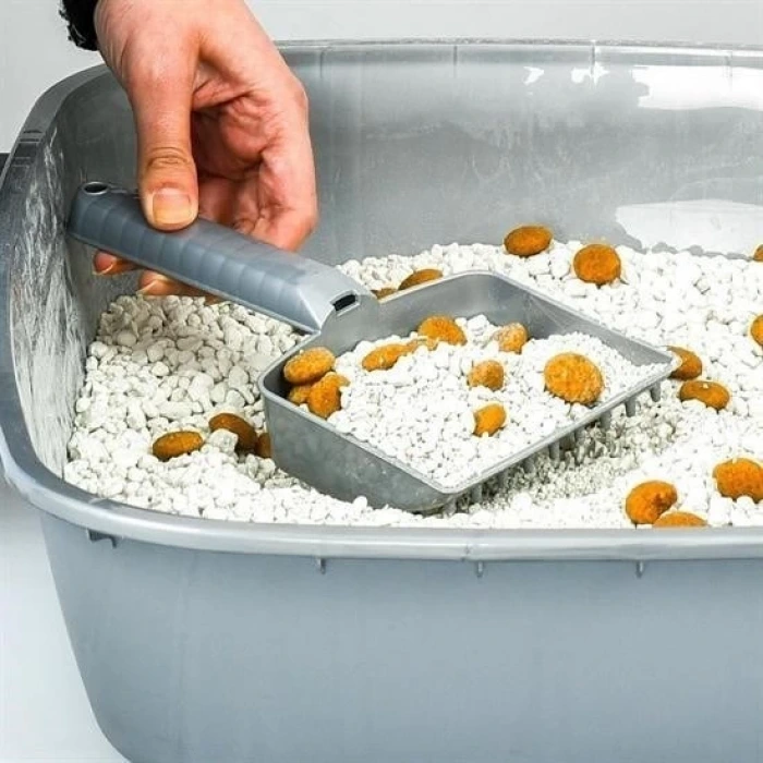 İpek Yıldızı® Plastik Evcil Hayvan Kedi Kumu Temizleme Eleme Küreği