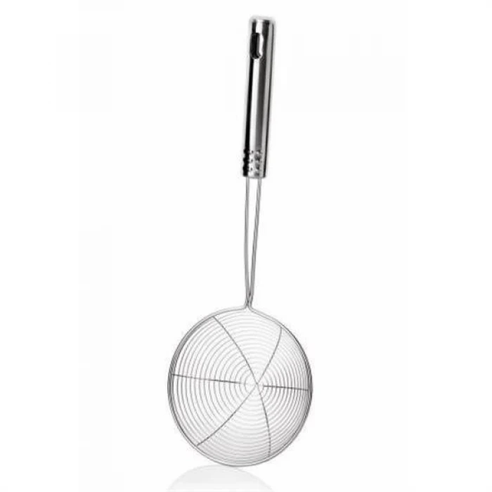 İpek Yıldızı® Pratik Kullanışlı 12 Cm Yağ Kevgiri Kızartma Haşlama Süzgeci