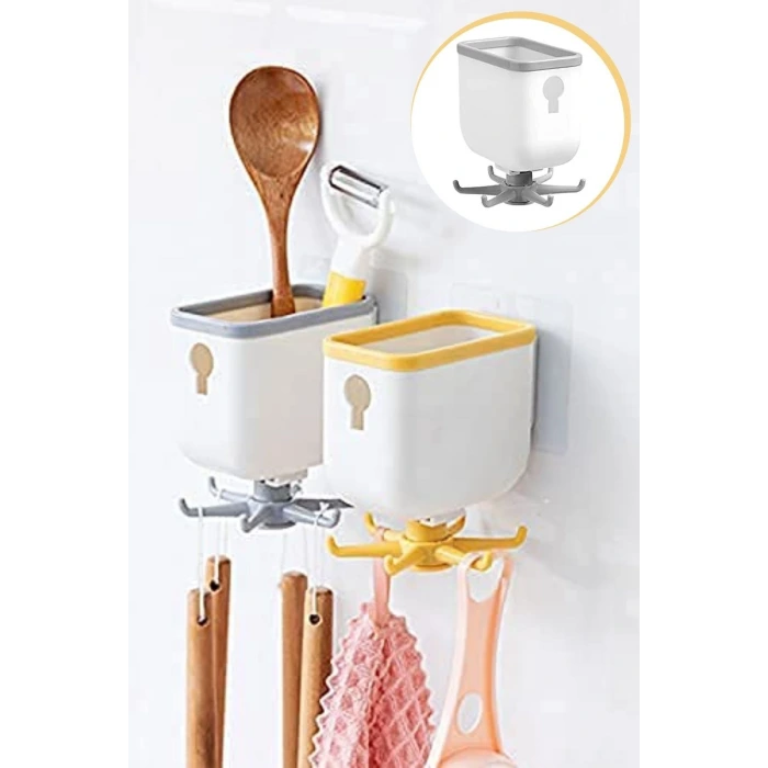 İpek Yıldızı® Pratik Mutfak Askılığı Organizatör Ve Mutfak Düzenleyici Çok Amaçlı Askı