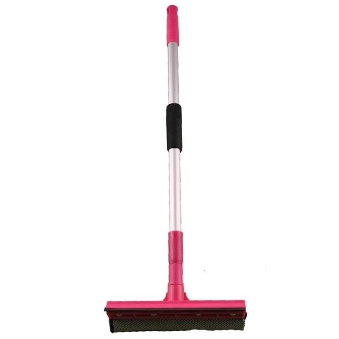 İpek Yıldızı® Pratik Teleskopik Sapli Süngerli Çekçekli Kolay  Cam Silme Aleti