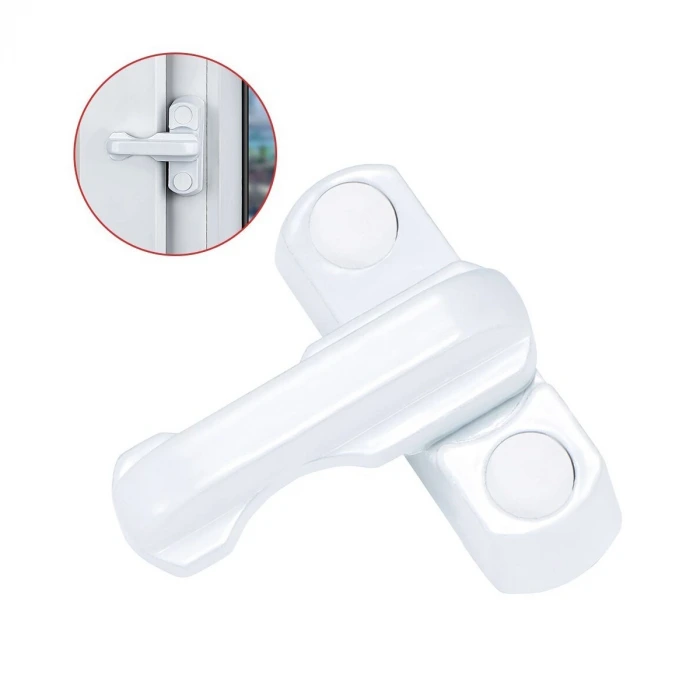 İpek Yıldızı® PVC Pimapen Pencere Cam Balkon Kapısı Güvenli Emniyet Kilidi