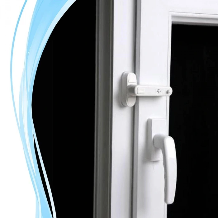 İpek Yıldızı® PVC Pimapen Pencere Cam Balkon Kapısı Güvenli Emniyet Kilidi