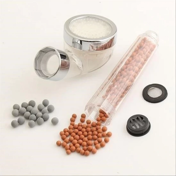 İpek Yıldızı® Renk Değiştiren Led Işıklı Su Tasarruflu Basınçlı Duş Başlığı