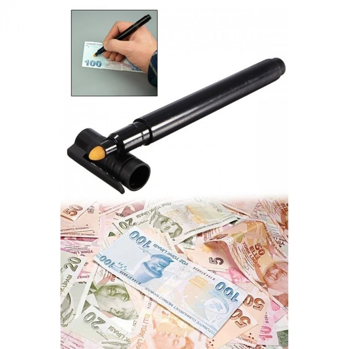 İpek Yıldızı® Sahte Taklit Para Anlama Tespit Etme Kalemi Kontrol  Cihazı