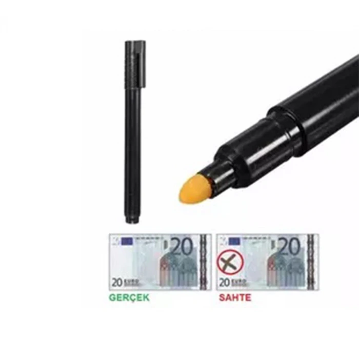 İpek Yıldızı® Sahte Taklit Para Anlama Tespit Etme Kalemi Kontrol  Cihazı