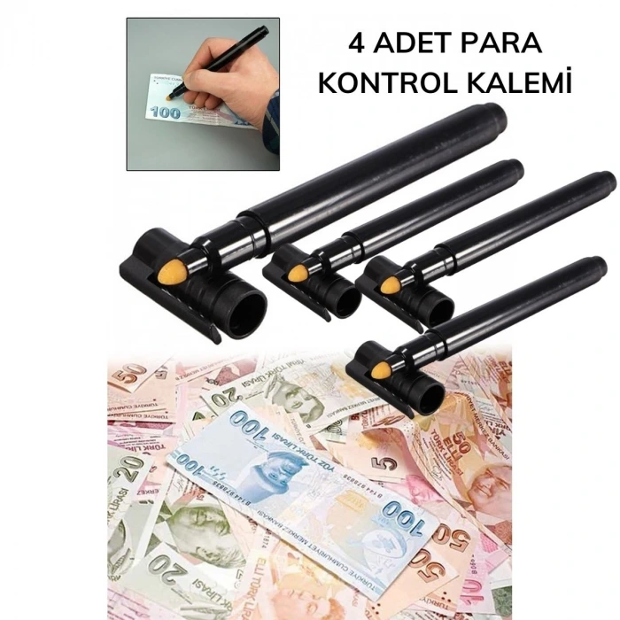 İpek Yıldızı® Sahte Taklit Para Anlama Tespit Etme Kalemi Kontrol  Cihazı