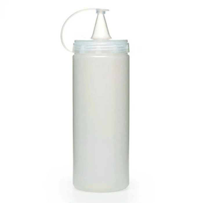 İpek Yıldızı® Şeffaf Kapaklı Sızdırmaz Yağlık Sosluk Şişesi Plastik Yağdanlık 400 ml AP-9028