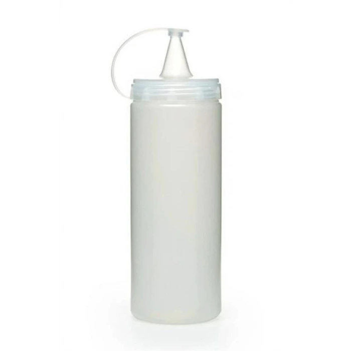İpek Yıldızı® Şeffaf Kapaklı Sızdırmaz Yağlık Sosluk Şişesi Plastik Yağdanlık 400 ml AP-9028