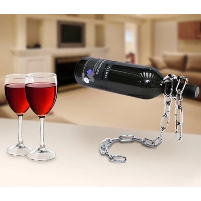 İpek Yıldızı® Sihirli İlüzyon Zincir Uçan Şişe Eşya Tutucu Aparat Chain Holder