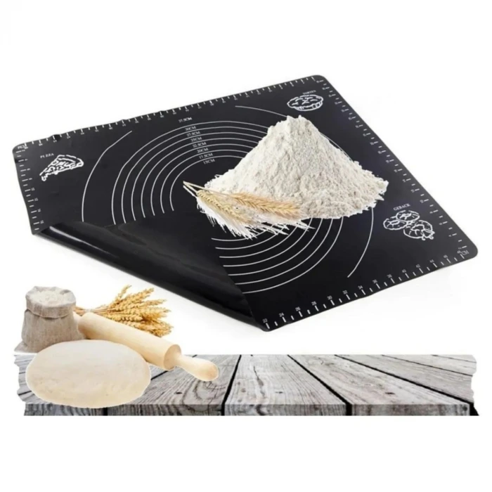 İpek Yıldızı® Silikon Çok Amaçlı Geniş Hamur Matı Hamur Açma Matı 40*50 cm