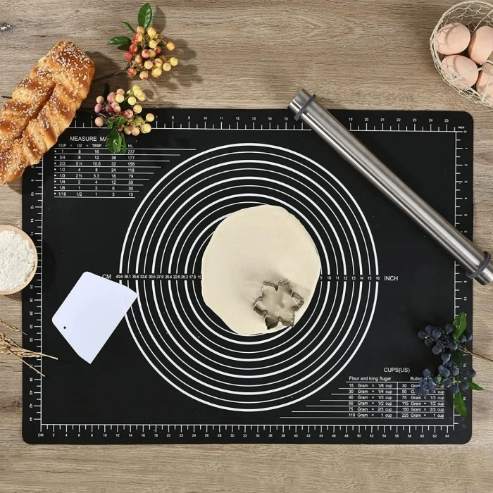 İpek Yıldızı® Silikon Çok Amaçlı Geniş Hamur Matı Hamur Açma Matı 40*50 cm