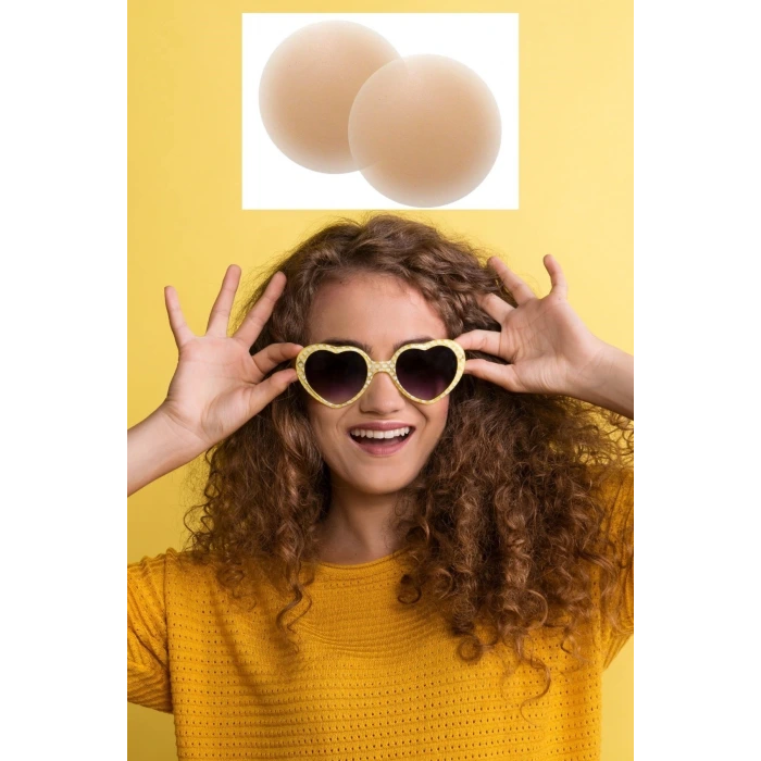 İpek Yıldızı® Silikon Göğüs Ucu Kapatıcı Gizleyici Bant Aparat  Nipple Pad