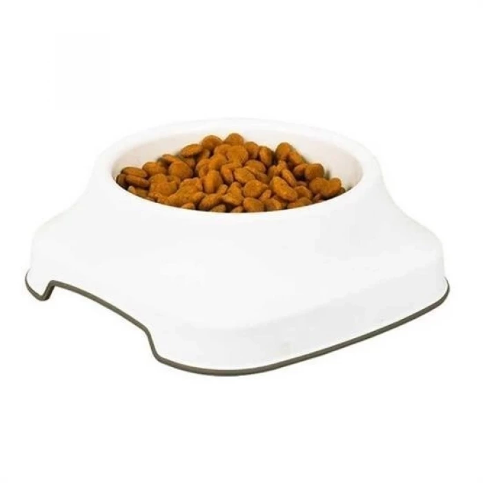 İpek Yıldızı® Silikon Kaydırmaz Taban Plastik Kedi ve Köpek Mama ve Su Kabı 2 L