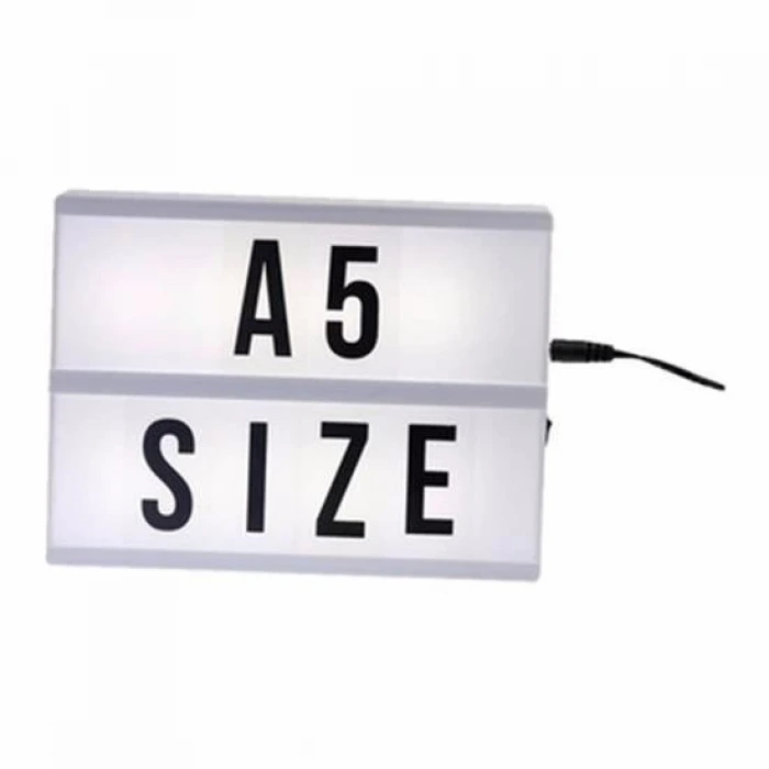 İpek Yıldızı® Sinematik Lightbox Dekorasyon Aydınlatma Aksesuarları (A5 Boyut)