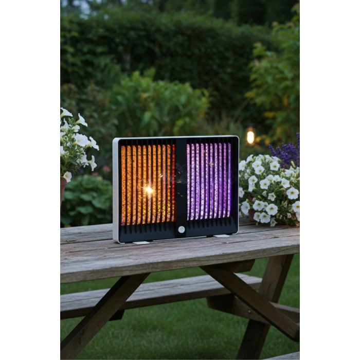 İpek Yıldızı® Sivrisinek Öldürücü Lamba Şarjlı Sivrisinek Kovucu Sessiz ve Güçlü Sivrisinek Tuzağı UV Işıklı Sinek Kıran WD023