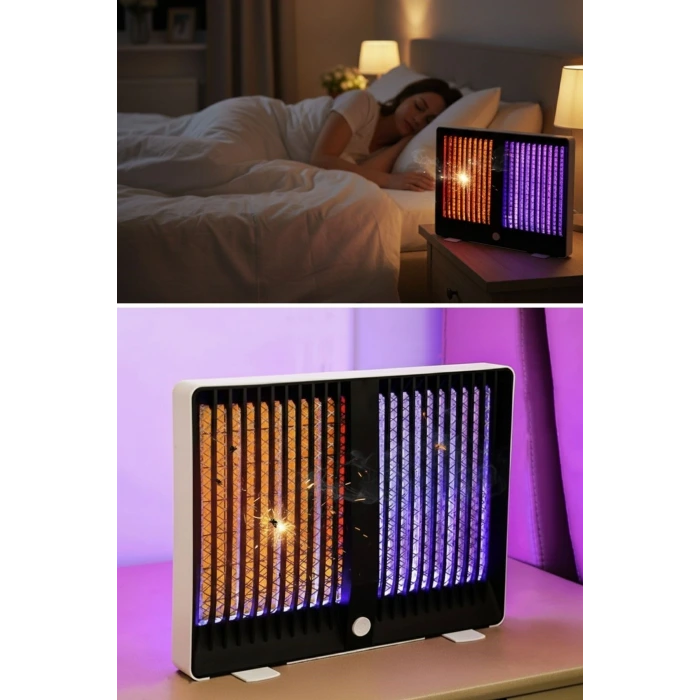 İpek Yıldızı® Sivrisinek Öldürücü Lamba Şarjlı Sivrisinek Kovucu Sessiz ve Güçlü Sivrisinek Tuzağı UV Işıklı Sinek Kıran WD023