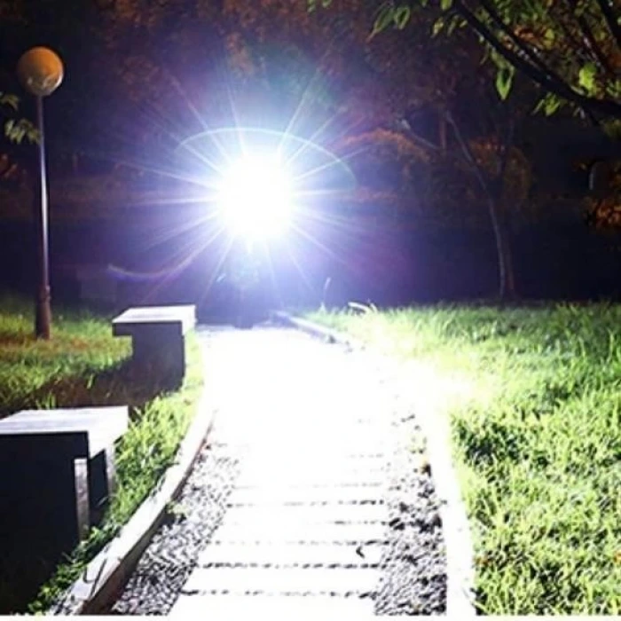 İpek Yıldızı® Solar Enerjili USB ile Şarj Edilebilir Ledli Bisiklet Feneri Kornalı ve Su Geçirmez Far