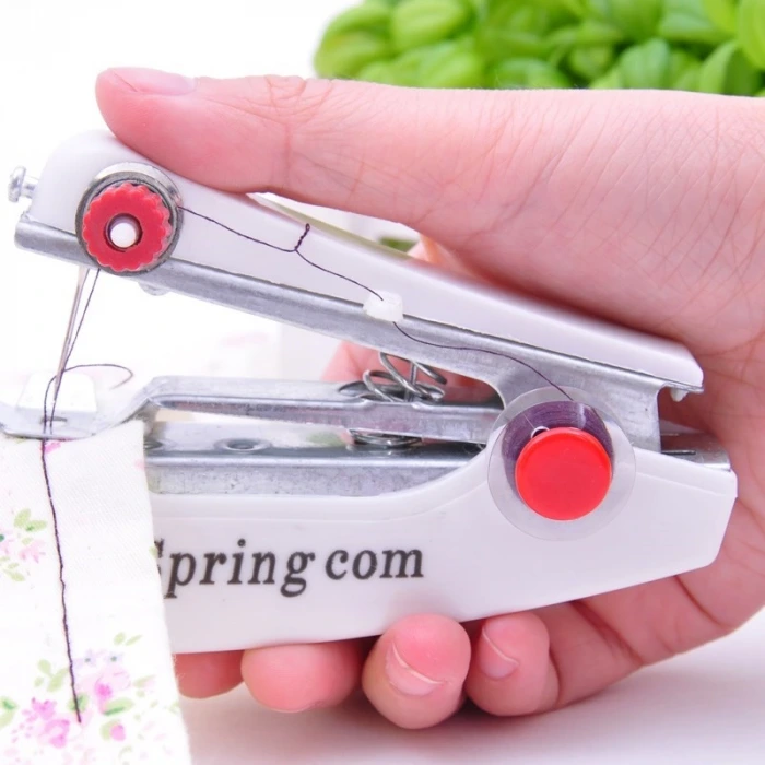 İpek Yıldızı® Spring Come Mini Kolay Seyehat ve Ev Tipi El Dikiş Dikme Makinası