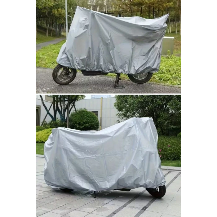 İpek Yıldızı® Su Geçirmez Yağmur,Kar,Dolu Koruyucu Motorsiklet Brandası - Örtüsü
