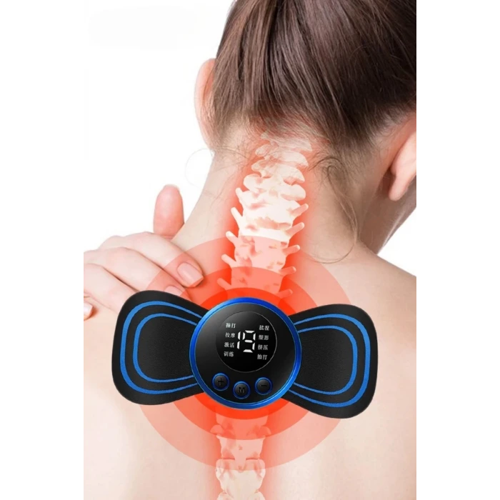 İpek Yıldızı® Titreşimli USB Şarj Aletli Mini Elektrikli Kelebek Masaj Aleti