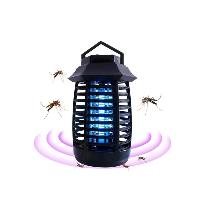 İpek Yıldızı® Tutma ve Asma Saplı Ledli Sinek Makinası 2W Sinek Öldürücü UV Mor Işıklı Aparat