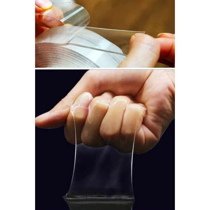 İpek Yıldızı® Ultra Güçlü Çift Taraflı 2 mt x 3 cm Çift Taraflı Nano Bant