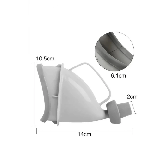 İpek Yıldızı® Unisex Taşınabilir Hijjenik Seyahat Tuvalet Aparatı Seyahat Tuvalet Hunisi