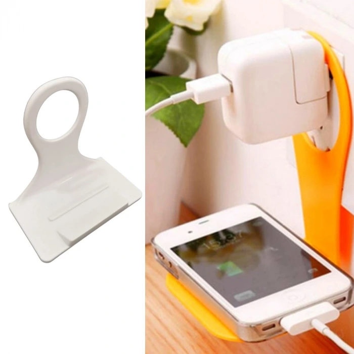 İpek Yıldızı® Universal Mobil Şarj Priz Askısı ve Telefon Tablet  Tutucu Stand