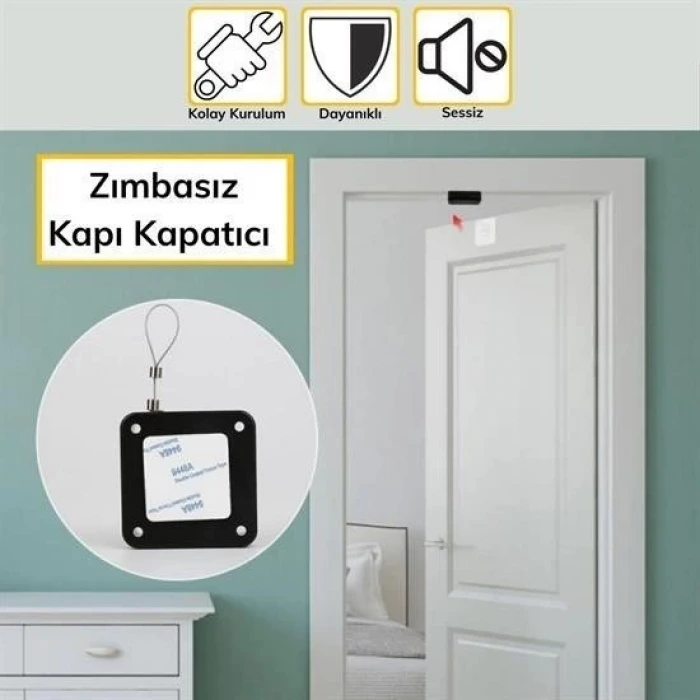 İpek Yıldızı® Yangına Dayanıklı Sıva Üstü Tüm Kapılar İçin Uygun Otomatik Kapanan Hızlı Otomatik Kapı Kapa
