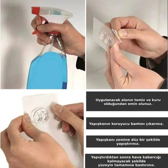 İpek Yıldızı® Yapışkanlı Banyo Köşeliği Kancalı Köşe Rafı Duş Şampuanlık Duvar Düzenleyici Organizer Raf