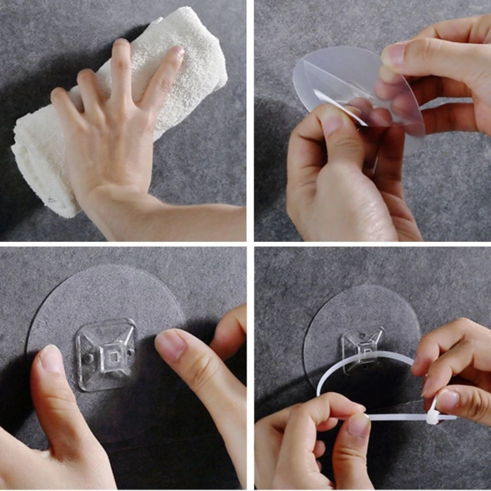 İpek Yıldızı® Yapışkanlı Eşya Sabitleyici Aparat Deprem Güvenliği Çocuk Koruma Sabitleme Aparatı 1 Çift