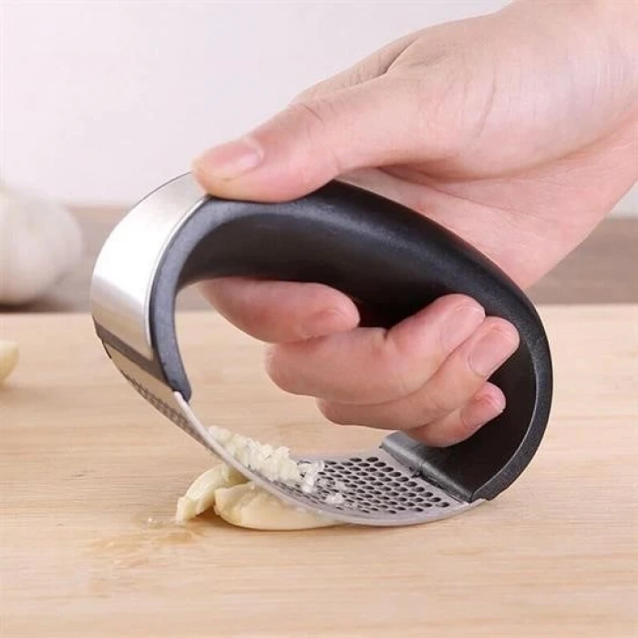 İpek Yıldızı® Yeni Sarımsak Ezici Paslanmaz Çelik Garlic Press